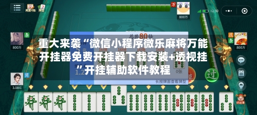 重大来袭“微信小程序微乐麻将万能开挂器免费开挂器下载安装+透视挂”开挂辅助软件教程