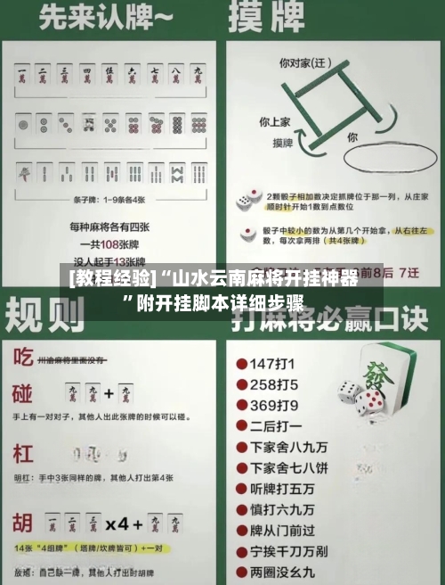 [教程经验]“山水云南麻将开挂神器”附开挂脚本详细步骤-第3张图片