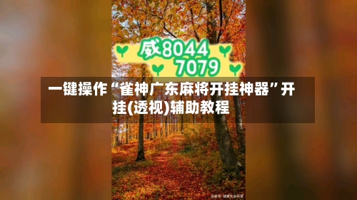 一键操作“雀神广东麻将开挂神器”开挂(透视)辅助教程-第2张图片