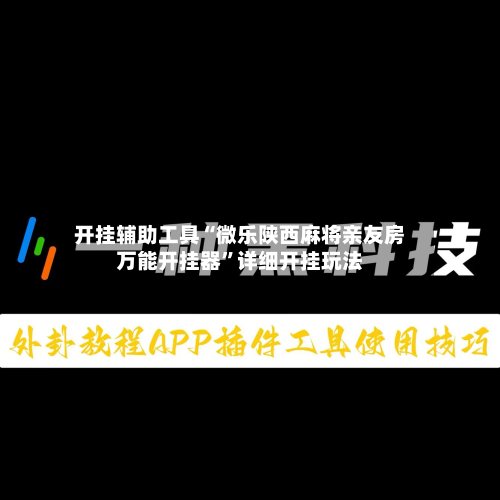 开挂辅助工具“微乐陕西麻将亲友房万能开挂器”详细开挂玩法