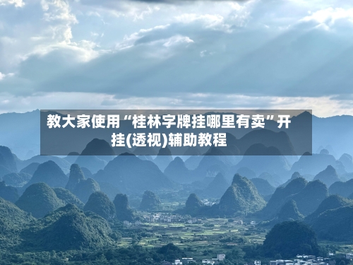 教大家使用“桂林字牌挂哪里有卖”开挂(透视)辅助教程-第2张图片