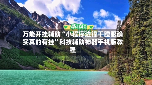 万能开挂辅助“小程序边锋干瞪眼确实真的有挂”科技辅助神器手机版教程-第3张图片