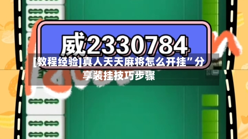 [教程经验]真人天天麻将怎么开挂”分享装挂技巧步骤-第2张图片