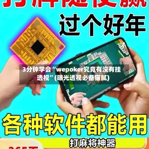 3分钟学会“wepoker究竟有没有挂透视”(曝光透视必备猫腻)-第3张图片