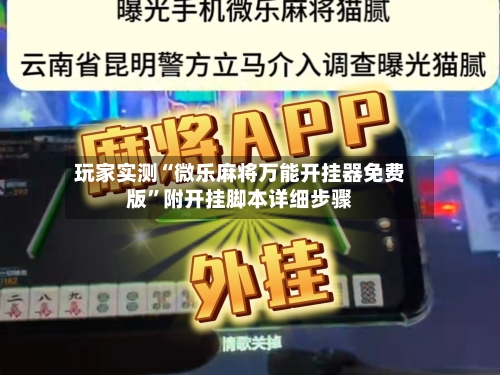 玩家实测“微乐麻将万能开挂器免费版”附开挂脚本详细步骤
