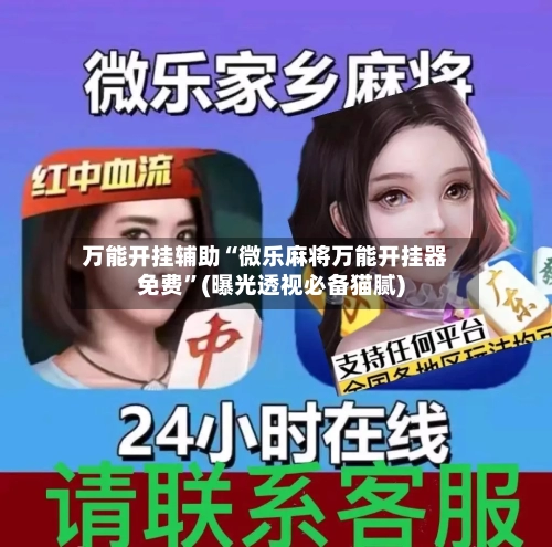 万能开挂辅助“微乐麻将万能开挂器免费”(曝光透视必备猫腻)