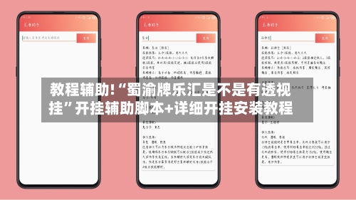教程辅助!“蜀渝牌乐汇是不是有透视挂”开挂辅助脚本+详细开挂安装教程
