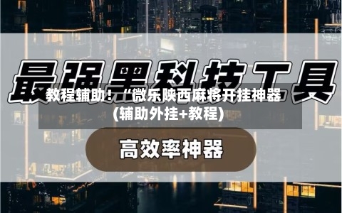 教程辅助!“微乐陕西麻将开挂神器(辅助外挂+教程)-第2张图片