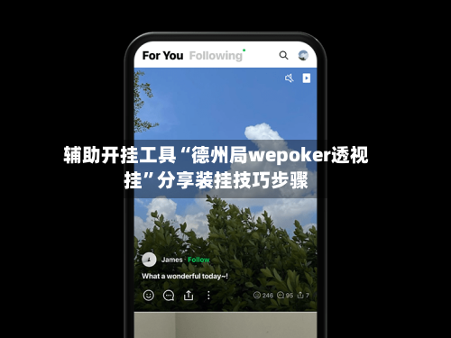 辅助开挂工具“德州局wepoker透视挂”分享装挂技巧步骤