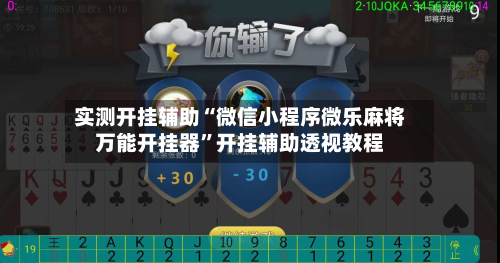 实测开挂辅助“微信小程序微乐麻将万能开挂器”开挂辅助透视教程-第3张图片