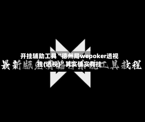 开挂辅助工具“德州局wepoker透视挂(透视)”其实确实有挂-第3张图片