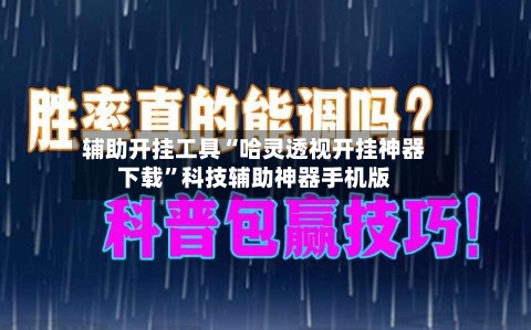 辅助开挂工具“哈灵透视开挂神器下载	”科技辅助神器手机版-第2张图片