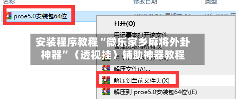 安装程序教程“微乐家乡麻将外卦神器”（透视挂）辅助神器教程