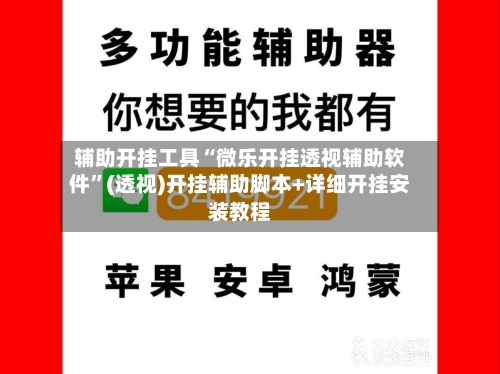 辅助开挂工具“微乐开挂透视辅助软件”(透视)开挂辅助脚本+详细开挂安装教程-第2张图片