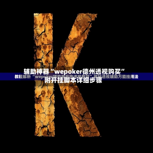 辅助神器“wepoker德州透视购买”附开挂脚本详细步骤-第2张图片