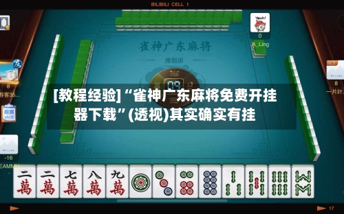 [教程经验]“雀神广东麻将免费开挂器下载”(透视)其实确实有挂-第3张图片