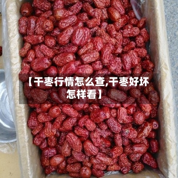 【干枣行情怎么查,干枣好坏怎样看】-第2张图片