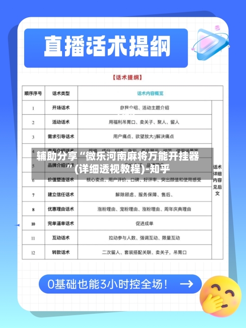 辅助分享“微乐河南麻将万能开挂器”(详细透视教程)-知乎