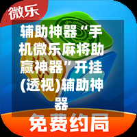 辅助神器“手机微乐麻将助赢神器	”开挂(透视)辅助神器-第2张图片