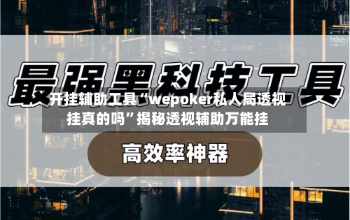 开挂辅助工具“wepoker私人局透视挂真的吗”揭秘透视辅助万能挂-第2张图片