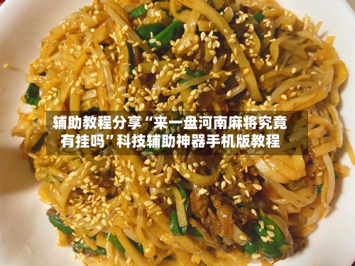 辅助教程分享“来一盘河南麻将究竟有挂吗”科技辅助神器手机版教程