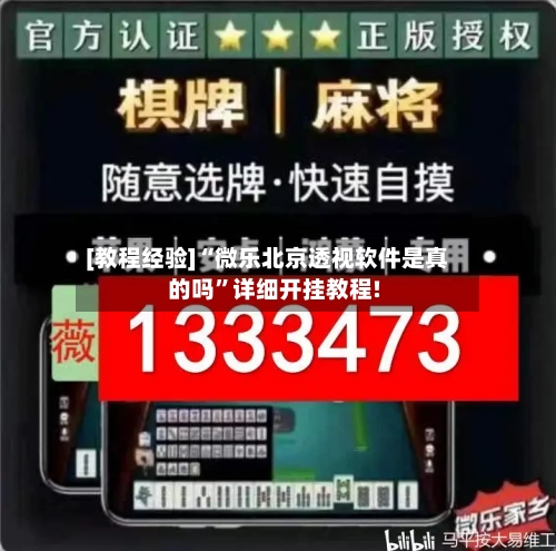 [教程经验]“微乐北京透视软件是真的吗”详细开挂教程!-第3张图片