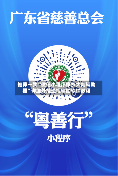 推荐一款“微信小程序家乡大贰辅助器”详细外挂透视辅助软件教程-第2张图片