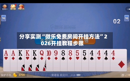 分享实测“微乐免费房间开挂方法”2026开挂教程步骤-第3张图片