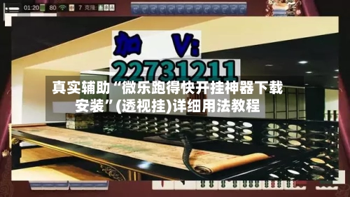 真实辅助“微乐跑得快开挂神器下载安装”(透视挂)详细用法教程-第2张图片