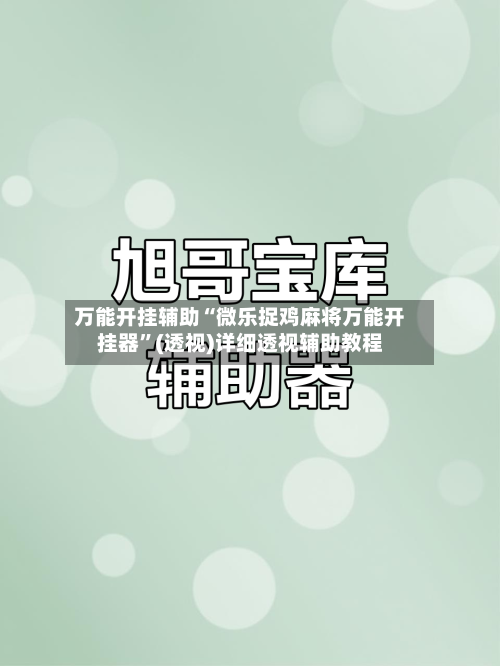 万能开挂辅助“微乐捉鸡麻将万能开挂器”(透视)详细透视辅助教程-第2张图片