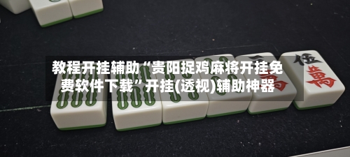 教程开挂辅助“贵阳捉鸡麻将开挂免费软件下载”开挂(透视)辅助神器