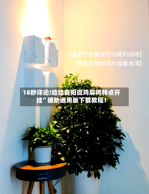 18秒详论!哈哈贵阳捉鸡麻将特点开挂”辅助通用版下载教程！