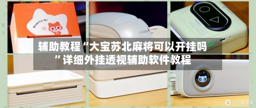 辅助教程“大宝苏北麻将可以开挂吗”详细外挂透视辅助软件教程