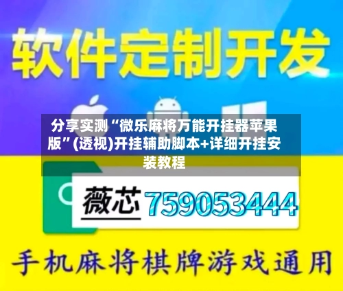 分享实测“微乐麻将万能开挂器苹果版”(透视)开挂辅助脚本+详细开挂安装教程-第3张图片