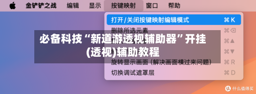 必备科技“新道游透视辅助器”开挂(透视)辅助教程-第2张图片
