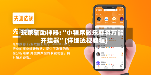 玩家辅助神器:“小程序微乐麻将万能开挂器	”(详细透视教程)-第3张图片