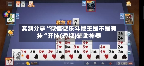 实测分享“微信微乐斗地主是不是有挂“开挂(透视)辅助神器-第3张图片