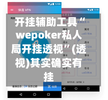 开挂辅助工具“wepoker私人局开挂透视”(透视)其实确实有挂-第2张图片