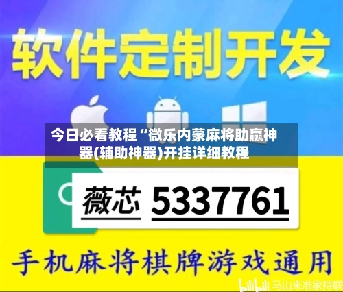 今日必看教程“微乐内蒙麻将助赢神器(辅助神器)开挂详细教程-第2张图片