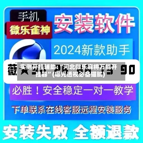 实测开挂辅助:“河北微乐麻将万能开挂器”(曝光透视必备猫腻)-第2张图片