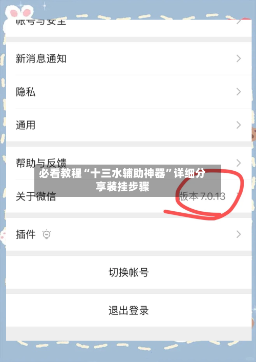 必看教程“十三水辅助神器”详细分享装挂步骤-第2张图片