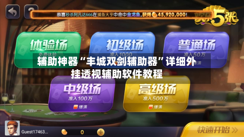 辅助神器“丰城双剑辅助器”详细外挂透视辅助软件教程-第3张图片