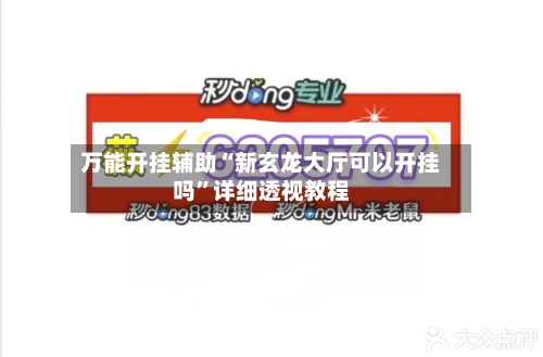 万能开挂辅助“新玄龙大厅可以开挂吗”详细透视教程-第2张图片