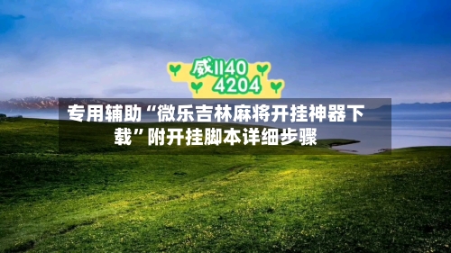 专用辅助“微乐吉林麻将开挂神器下载	”附开挂脚本详细步骤-第2张图片