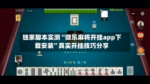 独家脚本实测“微乐麻将开挂app下载安装”真实开挂技巧分享-第3张图片