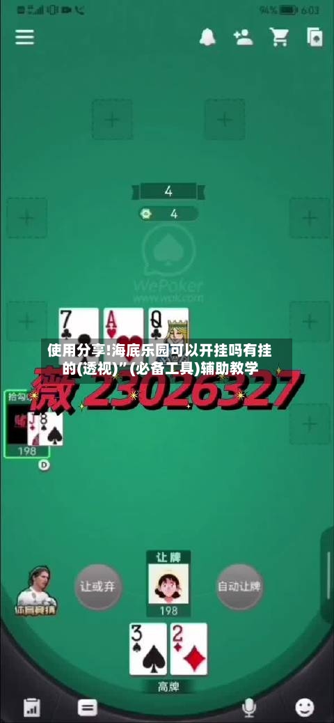 使用分享!海底乐园可以开挂吗有挂的(透视)”(必备工具)辅助教学-第2张图片