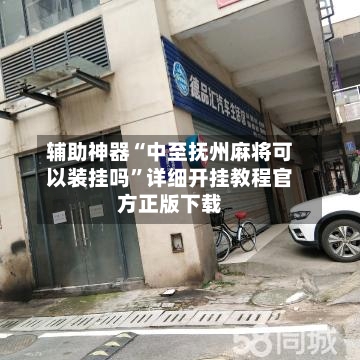辅助神器“中至抚州麻将可以装挂吗”详细开挂教程官方正版下载-第3张图片