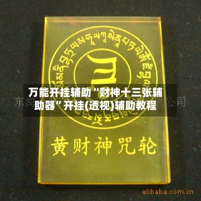 万能开挂辅助“财神十三张辅助器”开挂(透视)辅助教程-第3张图片