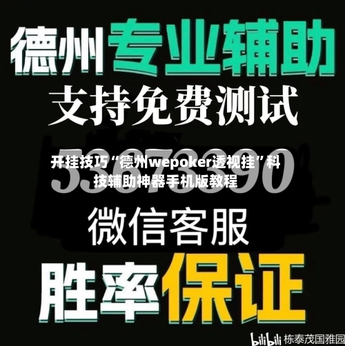 开挂技巧“德州wepoker透视挂”科技辅助神器手机版教程-第2张图片