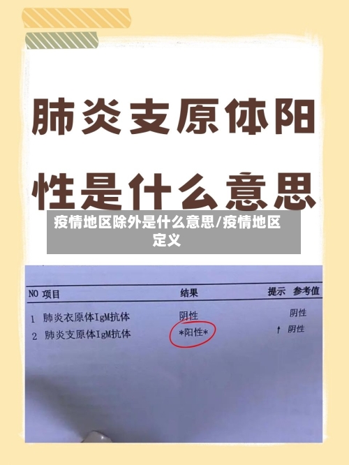疫情地区除外是什么意思/疫情地区定义-第3张图片